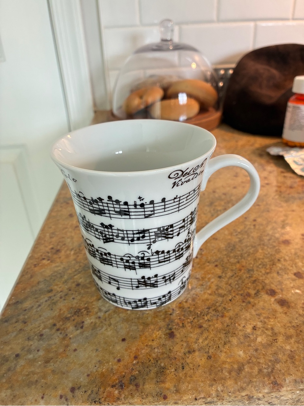 White Sheet Music Ceramic Coffee Mug - Home Dining